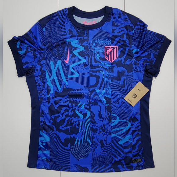 Nike Atletico Madrid 2024/2025 Third Soccer Jersey FQ2220-492 Wmn’s Sz Large New - Picture 1 of 9